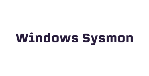 Windows Sysmon