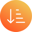 Gravwell-Survey Results-List Sort Down Arrow Icon@2x