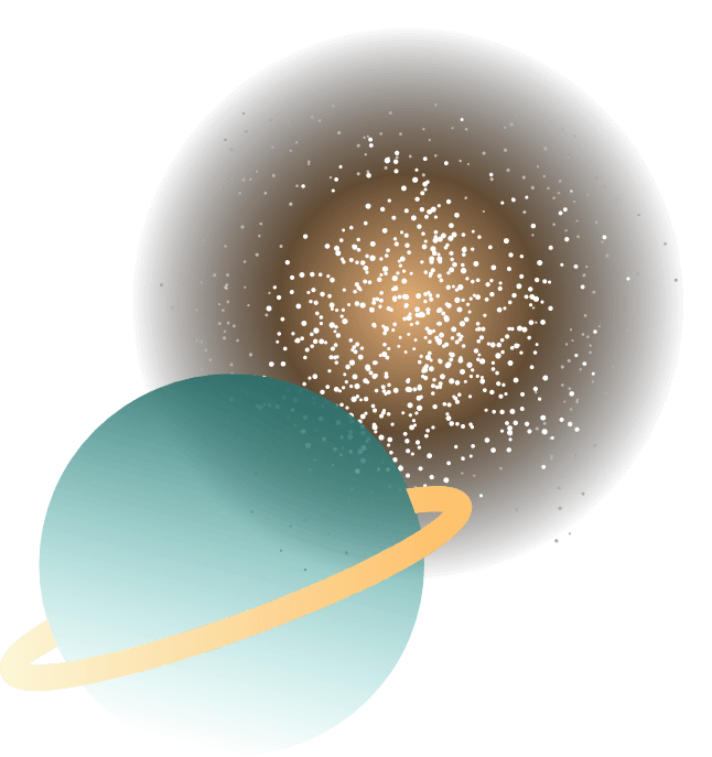 Gravwell-Webinar-Event-Ring Planet with Star Nebula